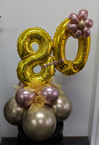 Ballon tafeldecoratie laag