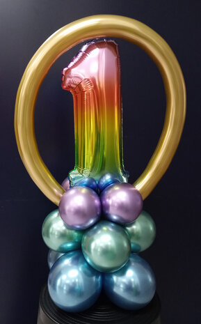 Ballon tafeldecoratie laag