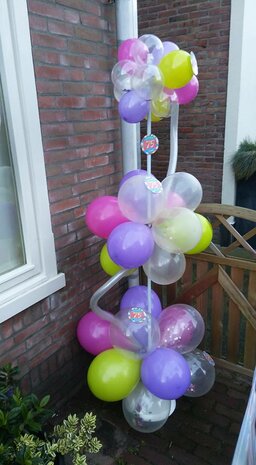 pilaar met baby