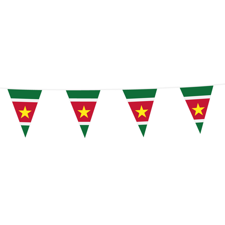 Suriname vlaggenlijn, 10 m