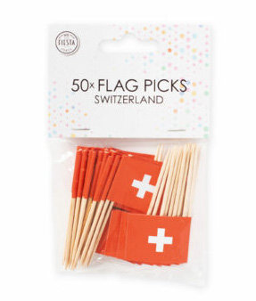 Party prikkers / picks Zwitserland, 50 st.
