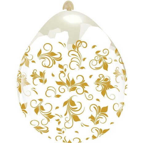 Filigree goud stuffer ballon, 18 inch