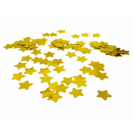 confetti sterren goud, 15 gr