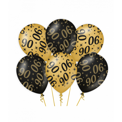 90 classy party ballonnen, 6 st