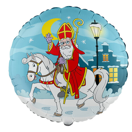 Sinterklaas folieballon, 45 cm