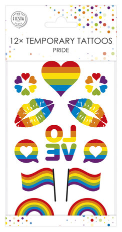 Pride tattoos, 12 st.