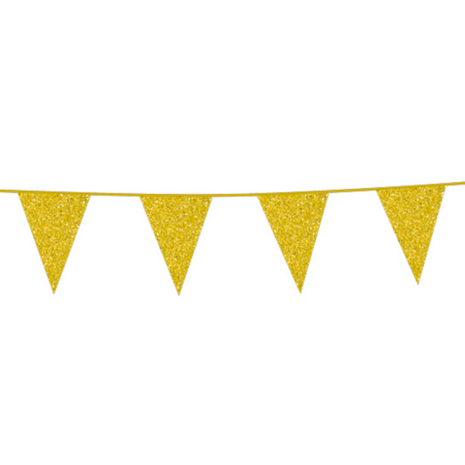 Goud glitter sparkling slinger