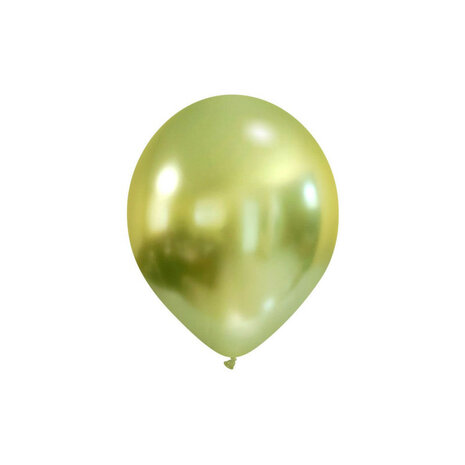 kleine titanium ballonnen lichtgroen/lime