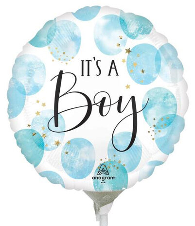 Its a boy mini folieballon, 9 inch
