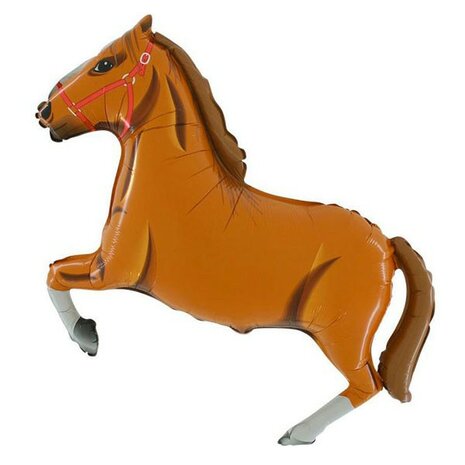 Paard shape folieballon, 34 inch