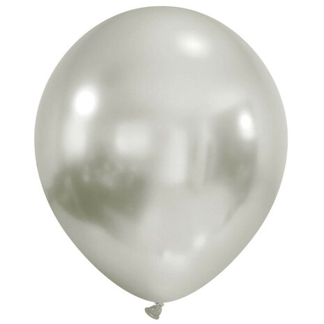 Platinum zilver titanium ballonnen, 18 inch