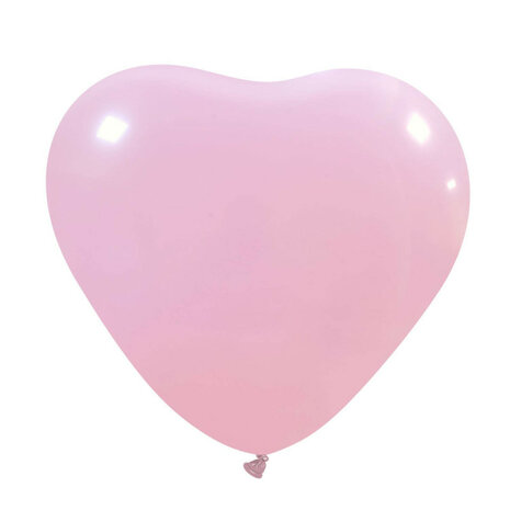 Roze hartballonnen 40 cm/17 inch