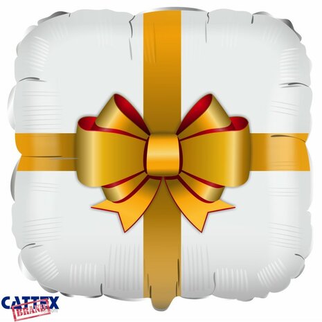 Present cadeau folieballon, 17 inch