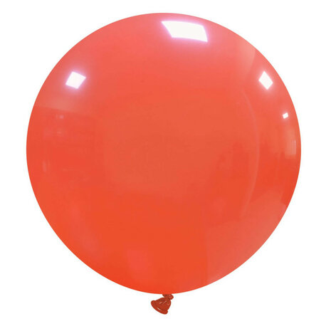 lichtrood XL ballon, 80 cm