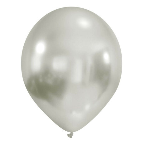 Titanium zilver ballonnen, 13 inch