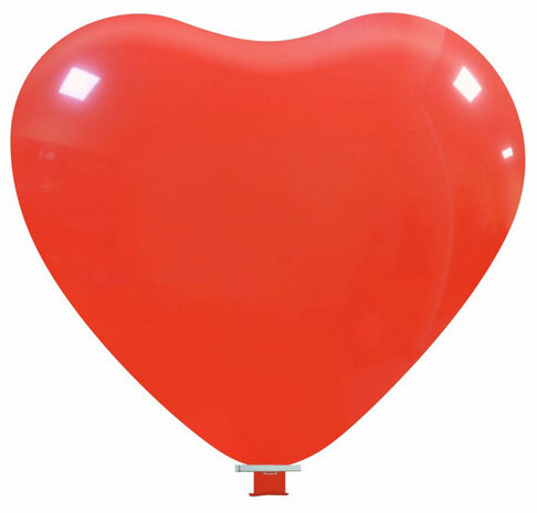 xl hartballonnen rood, 65 cm