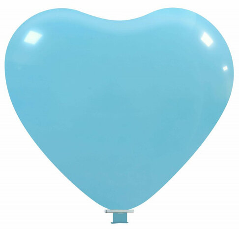 xl hartballonnen lichtblauw, 65 cm