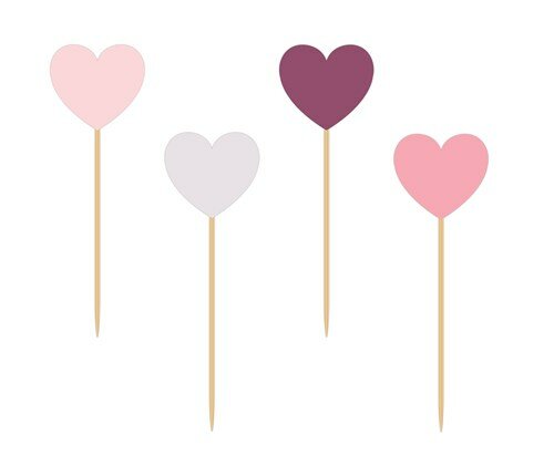 Hartjes hearts prikkers, 8 st