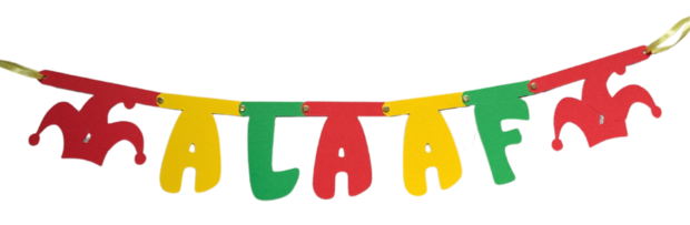 Alaaf letterslinger Carnaval