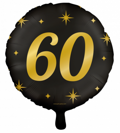 60 jaar Classy Party folieballon, 45 cm
