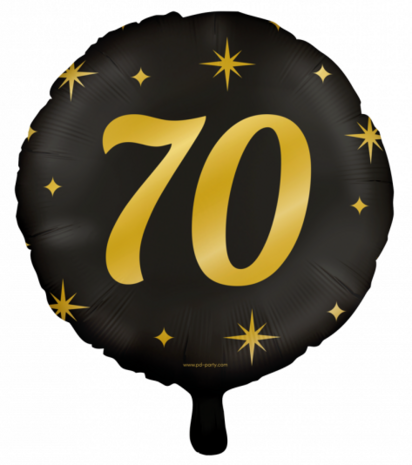 70 jaar Classy Party folieballon, 45 cm