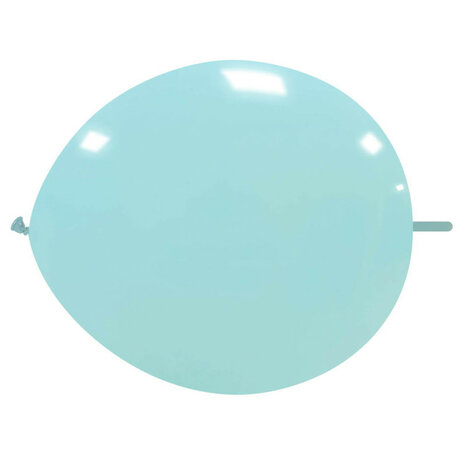 ballonnen slinger blauw wit 3 meter