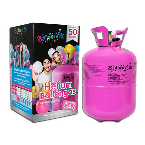 Heliumtank voor 50 ballonnen van 9 inch