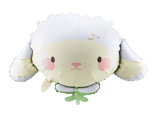 Sheep folieballon kop, 67cm