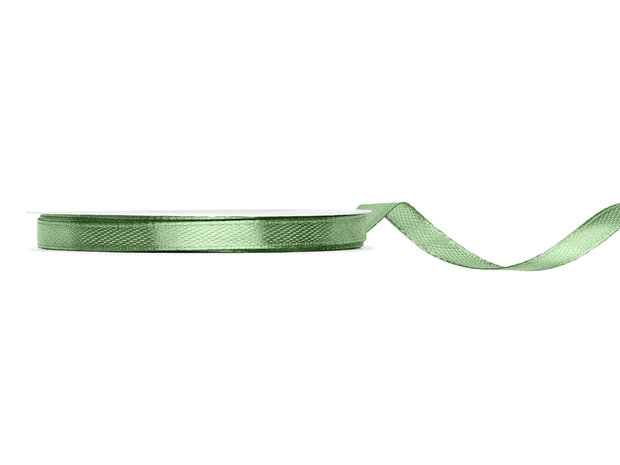 Sage satijnlint 6 mm, 25 m