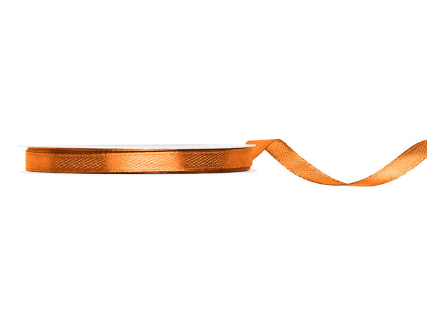 Rusty satijn lint 6 mm, 25 m
