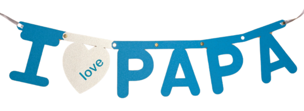 Vaderdag letterslinger Love Papa