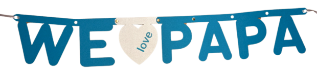 Vaderdag letterslinger Love Papa
