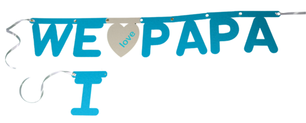 Vaderdag letterslinger Love Papa