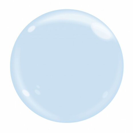 Semi transparante lichtblauwe bubble, 18 inch