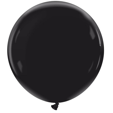 Midnight black / zwart  ballonnen, 90 cm / 36 inch