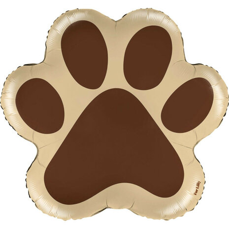 Paw print folieballon 24 inch