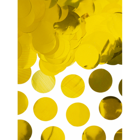 confetti rondjes goud, 15 gr