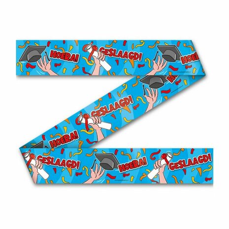 Hoera Geslaagd markeerlint, 12 m