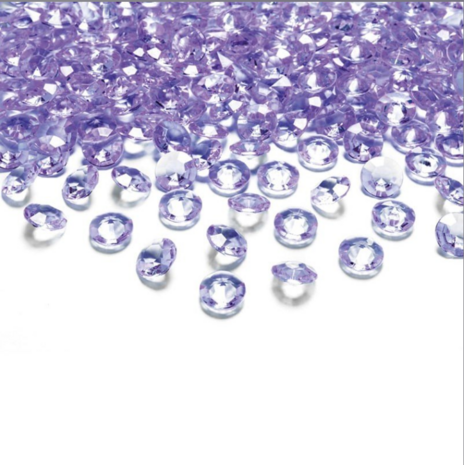 Diamond confetti lila, 100 st