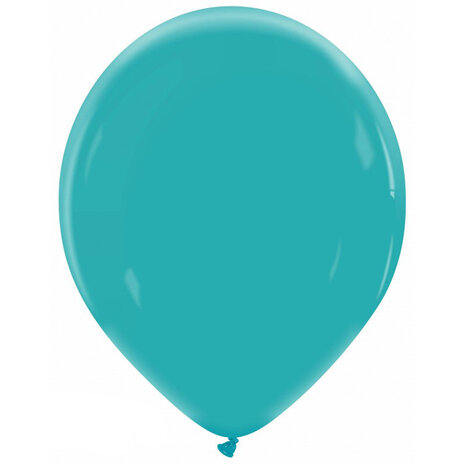 Peacock blue / turquoise ballonnen, 30 cm / 12 inch