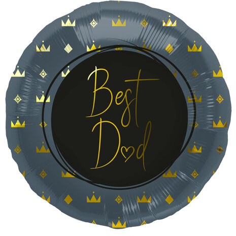 Best Dad folieballon, 18 inch