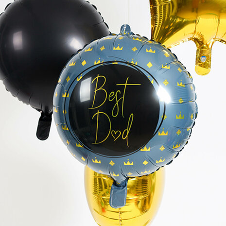 Best Dad folieballon, 18 inch