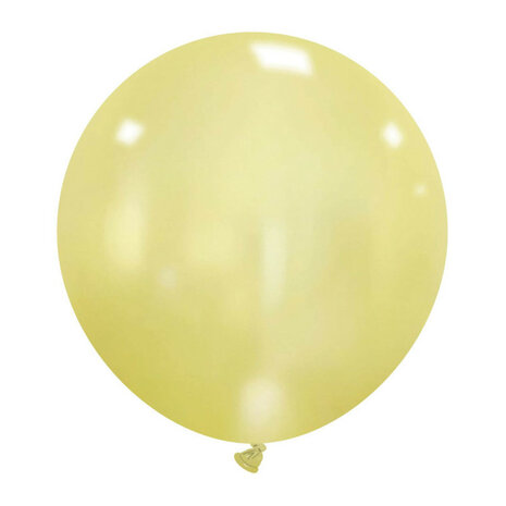 Grote metallic cream ballonnen, 45 cm / 18 inch