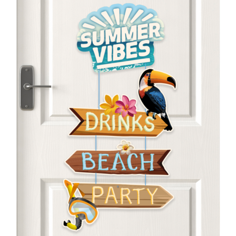 Summer vibes deurdeco, 60cm