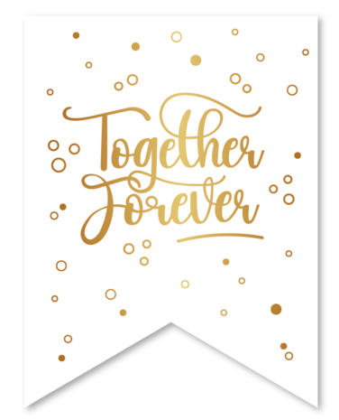 Together Forever vlaggenlijn, 6 m