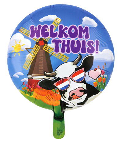 Welkom Thuis folieballon, 46cm