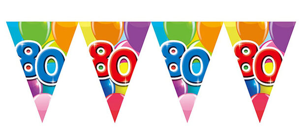 80 jaar vlaggenlijn, 10 m