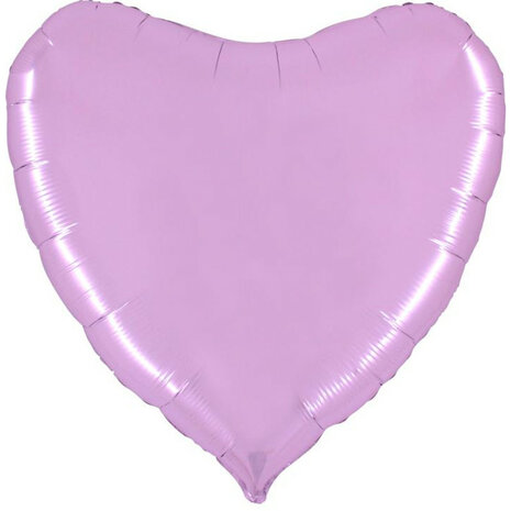 Roze hart folieballon 92 cm