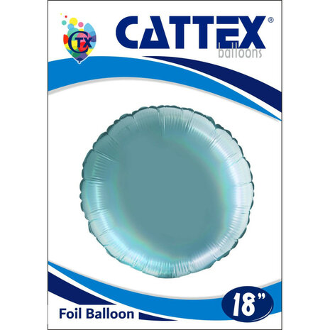 Tenerife Sea platinum folieballon rond, 18 inch