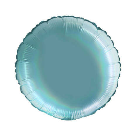 Tenerife Sea platinum folieballon rond, 18 inch